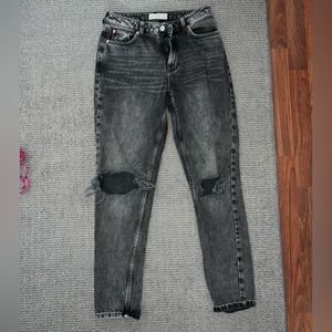 Top shop Jeans. Black. Lightly worn. Size 28